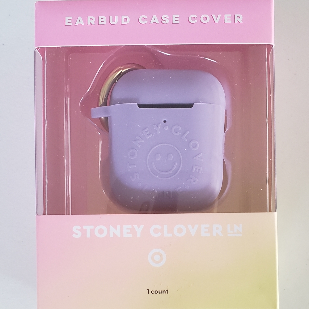 Stoney Clover Lane earbud case cover purple